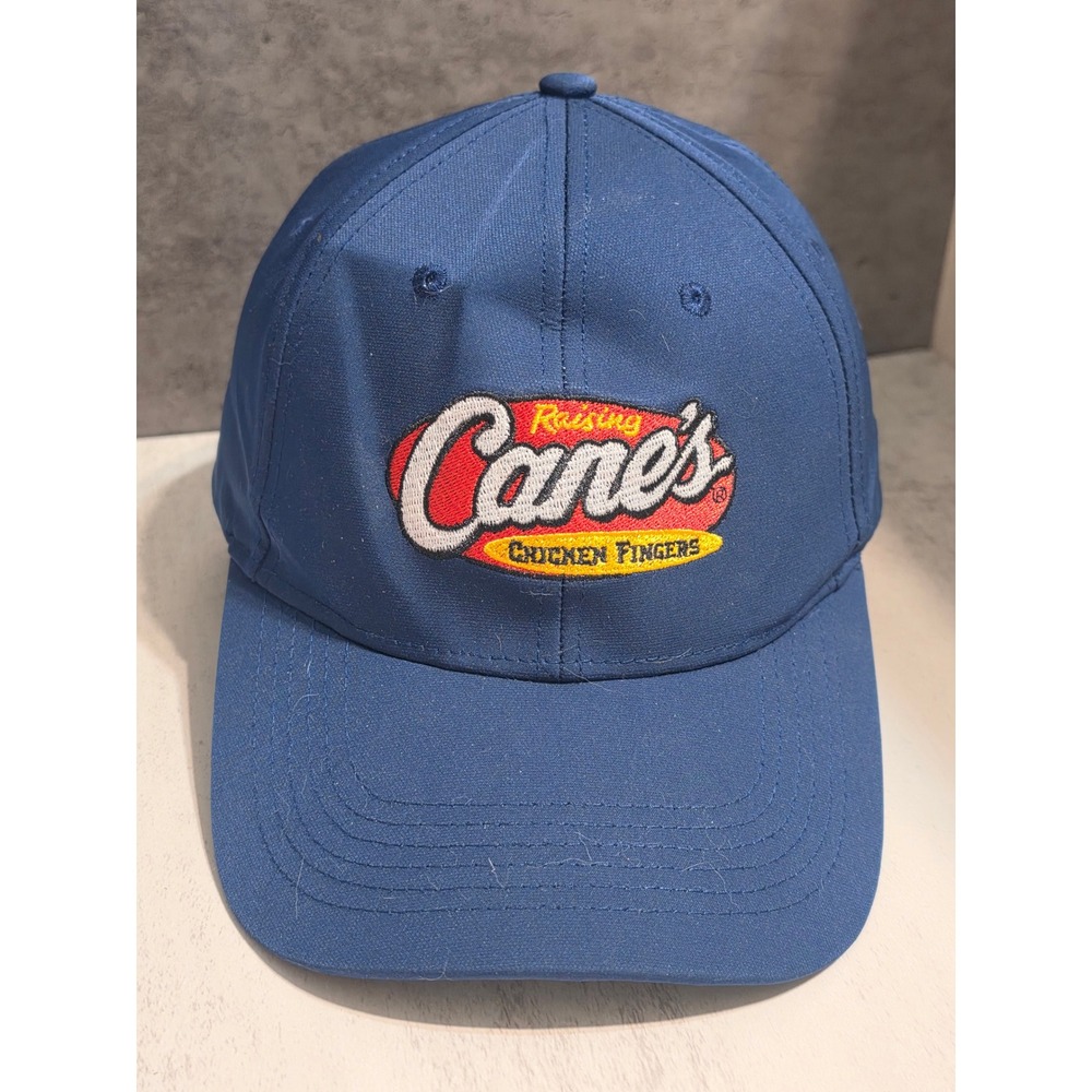 Raising Canes Chicken Fingers One Love Navy Blue Baseball Cap Hat RN111686